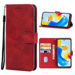 Leather Phone Case For Xiaomi Redmi Note 11S 5G(Red)