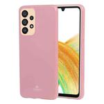 For Samsung Galaxy A33 5G GOOSPERY PEARL JELLY Shockproof TPU Phone Case(Pink)