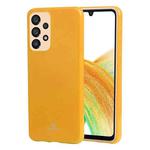 For Samsung Galaxy A33 5G GOOSPERY PEARL JELLY Shockproof TPU Phone Case(Yellow)