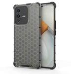 For vivo S12 Pro Shockproof Honeycomb PC + TPU Phone Case(Black)