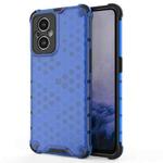 For OnePlus Nord N20 5G Shockproof Honeycomb PC + TPU Phone Case(Blue)