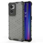 For OnePlus Nord CE 2 5G Shockproof Honeycomb PC + TPU Phone Case(Black)