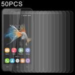 50 PCS 0.26mm 9H 2.5D Tempered Glass Film For OUKITEL C2