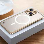 For iPhone 13 MagSafe Magnetic Frosted Case(Gold)