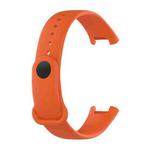 For Xiaomi Redmi Band Pro Solid Color Silicone Watch Band(Orange)