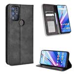 For BLU G91 Pro Magnetic Buckle Retro Texture Leather Phone Case(Black)