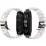For Xiaomi Mi Band 4 / 3 Stainless Steel Watch Band(Transparent)