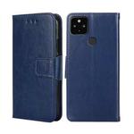 For Google Pixel 5 XL 5G / Pixel 4A 5G Crystal Texture Leather Phone Case(Royal Blue)