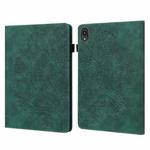 For Lenovo Tab P11 2020 11 inch TB-J606F / TB-J606X Peacock Embossed Pattern TPU + PU Leather Tablet Case(Green)