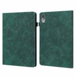 For Lenovo Tab P11 Pro 11.5 inch 2021 TB-J706L / TB-J706F Peacock Embossed Pattern TPU + PU Leather Tablet Case(Green)