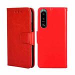 For Sony Xperia 5 III Crystal Texture Leather Phone Case(Red)