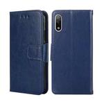 For Sony Xperia ACE II Crystal Texture Leather Phone Case(Royal Blue)