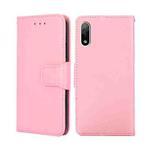 For Sony Xperia ACE II Crystal Texture Leather Phone Case(Pink)