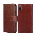 For Sony Xperia ACE II Crystal Texture Leather Phone Case(Brown)