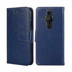 For Sony Xperia Pro-I Crystal Texture Leather Phone Case(Royal Blue)