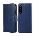 For Sony Xperia 1 III Crystal Texture Leather Phone Case(Royal Blue)