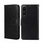 For Sony Xperia 1 III Crystal Texture Leather Phone Case(Black)