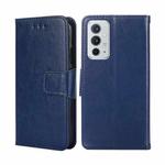 For OnePlus 9RT 5G Crystal Texture Leather Phone Case(Royal Blue)