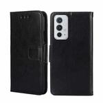 For OnePlus 9RT 5G Crystal Texture Leather Phone Case(Black)