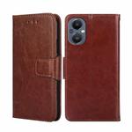 For OnePlus Nord N20 5G Crystal Texture Leather Phone Case(Brown)