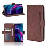 For BLU G51 Plus Skin Feel Calf Pattern Leather Phone Case(Brown)
