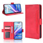 For BLU G91 Pro Skin Feel Calf Pattern Leather Phone Case(Red)