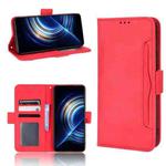 For Xiaomi Redmi K40S Skin Feel Calf Pattern Leather Phone Case(Red)