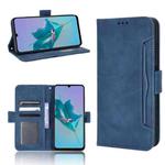 For ZTE Blade A72 Skin Feel Calf Pattern Leather Phone Case(Blue)