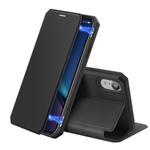 For iPhone XR DUX DUCIS Skin X Series PU + TPU Horizontal Flip Leather Case with Holder & Card Slot(Black)