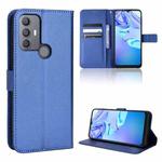 For TCL 30 SE / 30 E / 306 / Sharp Aquos V6 Diamond Texture Leather Phone Case(Blue)