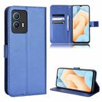 For vivo iQOO U5 5G Diamond Texture Leather Phone Case(Blue)