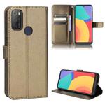 For Alcatel 1S 2021 / 3L 2021 / TCL 20E / 20Y Diamond Texture Leather Phone Case(Brown)