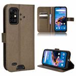 For UMIDIGI Bison Pro Diamond Texture Leather Phone Case(Brown)