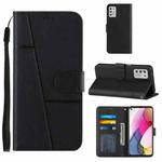 For Motorola Moto G Stylus 2021 Stitching Calf Texture Buckle Leather Phone Case(Black)