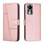 For Infinix Hot 11S NFC Stitching Calf Texture Buckle Leather Phone Case(Pink)