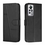 For Infinix Note 11 Pro / 11S Stitching Calf Texture Buckle Leather Phone Case(Black)
