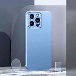 For iPhone 13 Pro Metal Lens Liquid Silicone Phone Case (Blue)
