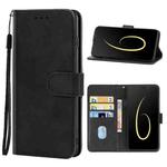 Leather Phone Case For Infinix Note 6(Black)