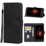 Leather Phone Case For Infinix Hot 5(Black)