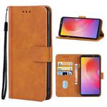 Leather Phone Case For Infinix Smart 2 HD(Brown)