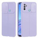 For OPPO A53 2020/ A32 5G / A33 2020 / A53s Litchi Texture Sliding Camshield TPU Phone Case(Light Purple)