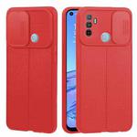 For OPPO A53 2020/ A32 5G / A33 2020 / A53s Litchi Texture Sliding Camshield TPU Phone Case(Red)