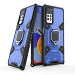 For Xiaomi Redmi Note 11 Pro 5G / 4G Global Space PC+TPU Shockproof Phone Case with Ring Holder(Blue)