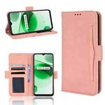 For OPPO Realme C35 Skin Feel Calf Pattern Leather Phone Case(Pink)