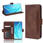 For Honor 60 Skin Feel Calf Pattern Leather Phone Case(Brown)
