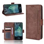 For Nokia G21 / G11 Skin Feel Calf Pattern Leather Phone Case(Brown)