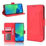 For Ulefone Note 13P Skin Feel Calf Pattern Leather Phone Case(Red)