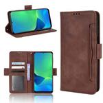For Ulefone Note 13P Skin Feel Calf Pattern Leather Phone Case(Brown)