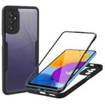 For Samsung Galaxy M52 5G Acrylic + TPU 360 Degrees Full Coverage Shockproof Phone Case(Black)