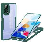For Xiaomi Redmi Note 11 4G Global Acrylic + TPU 360 Degrees Full Coverage Shockproof Phone Case(Green)